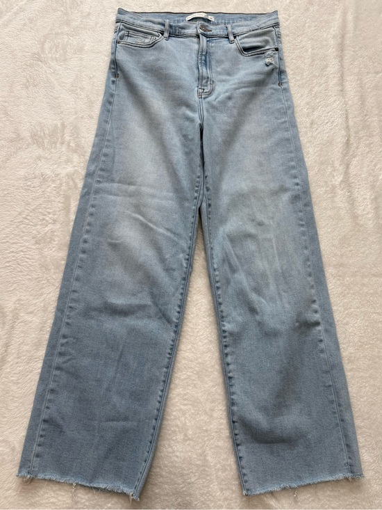 Altar'd State Denim - Altar'd State Hidden LA Baggy Wide Leg Jeans - Light Wash